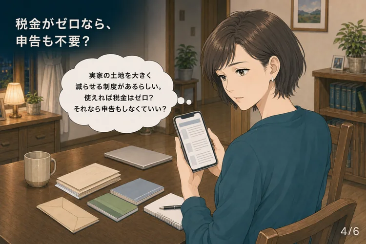 納税額0円と申告不要を同じだと思いかける女性